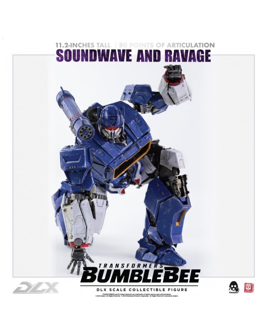 Threezero Transformers Bumblebee DLX Scale Collectible Figure Series Soundwave & Ravage