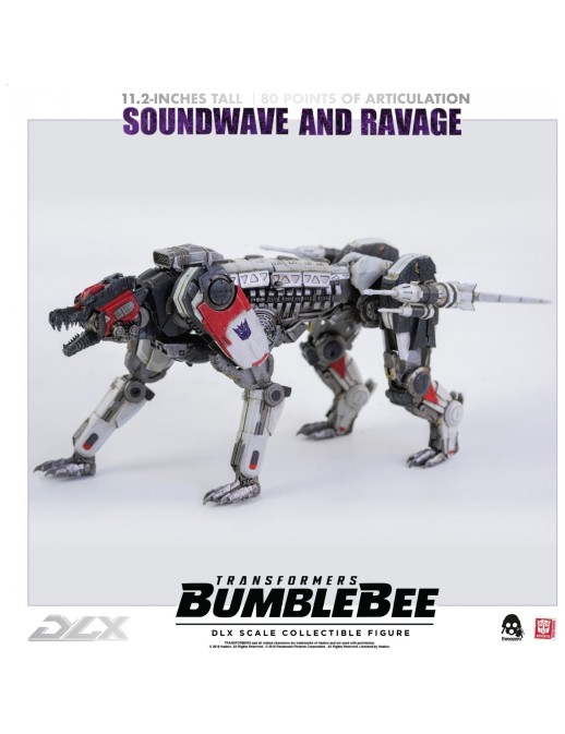 Threezero Transformers Bumblebee DLX Scale Collectible Figure Series Soundwave & Ravage