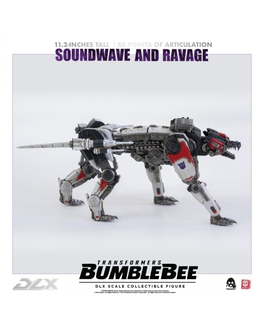 Threezero Transformers Bumblebee DLX Scale Collectible Figure Series Soundwave & Ravage