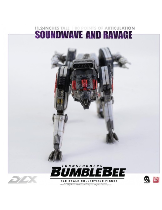 Threezero Transformers Bumblebee DLX Scale Collectible Figure Series Soundwave & Ravage