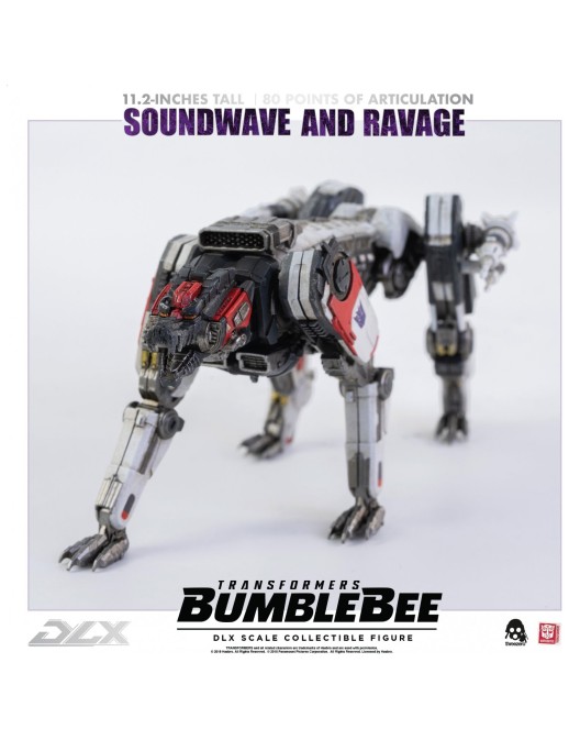 Threezero Transformers Bumblebee DLX Scale Collectible Figure Series Soundwave & Ravage