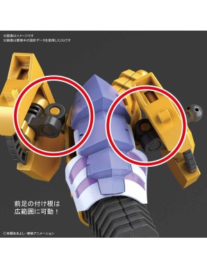 Bandai Figure-Rise Digimon Metal Garurumon Amplified