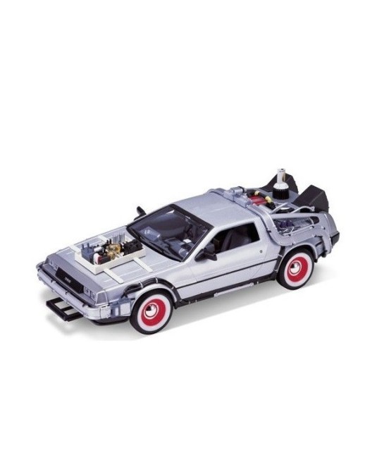 Welly Back To The Future III Time Machine Delorean 1/24 Scale