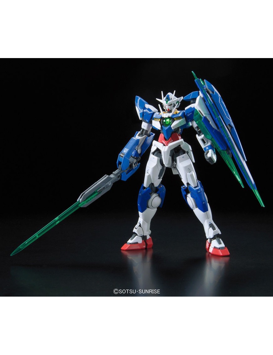 Bandai Real Grade RG 1/144 Mobile Suit Gundam GNT-0000 00 Qant Bandai Real Grade RG 1/144 Mobile Suit Gundam GNT-0000 00 Qant
