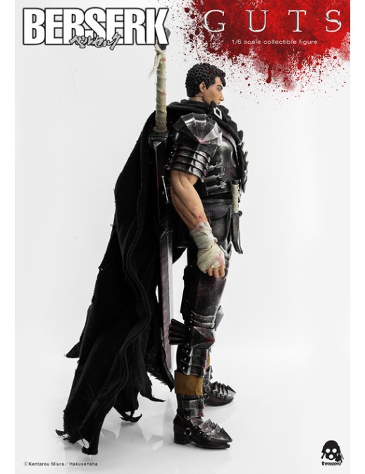 Threezero Berserk Guts Black Swordsman 1/6 Scale Collectible Figure