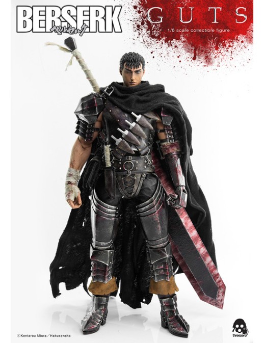 Threezero Berserk Guts Black Swordsman 1/6 Scale Collectible Figure