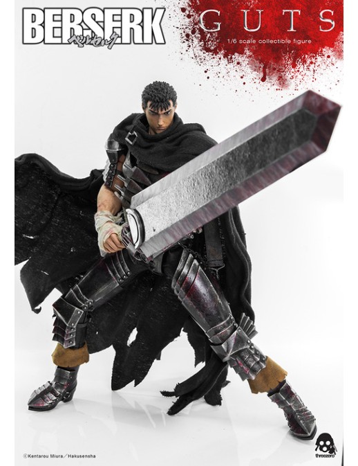 Threezero Berserk Guts Black Swordsman 1/6 Scale Collectible Figure