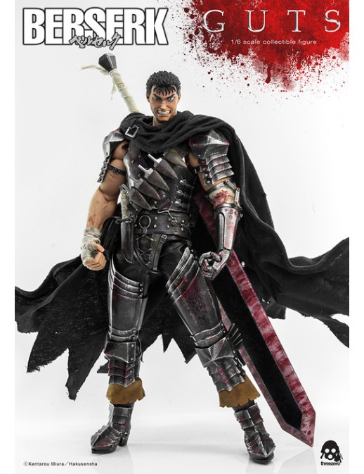 Threezero Berserk Guts Black Swordsman 1/6 Scale Collectible Figure