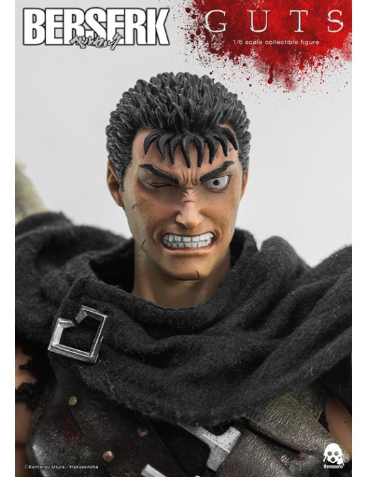 Threezero Berserk Guts Black Swordsman 1/6 Scale Collectible Figure