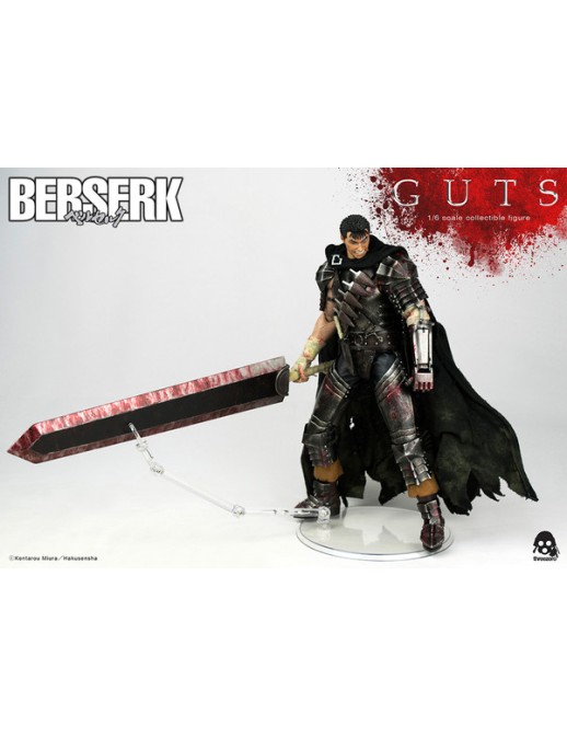 Threezero Berserk Guts Black Swordsman 1/6 Scale Collectible Figure