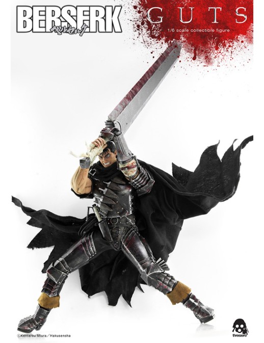 Threezero Berserk Guts Black Swordsman 1/6 Scale Collectible Figure