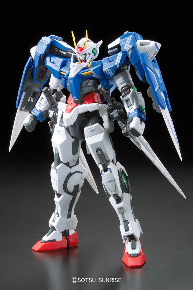 BANDAI REAL GRADE RG 1/144 MOBILE SUIT GUNDAM GN-0000+GNR-010 00 RAISER
