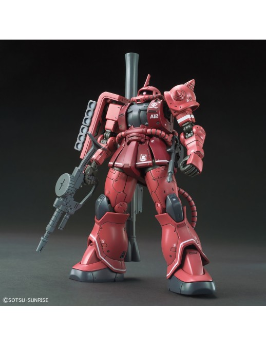 Bandai High Grade HG 1/144 Mobile Suit Gundam MS-06S Zaku II Red Comet Version