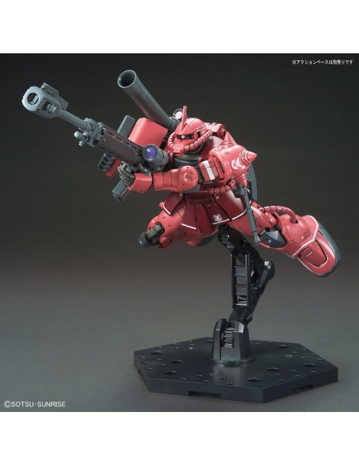Bandai High Grade HG 1/144 Mobile Suit Gundam MS-06S Zaku II Red Comet Version