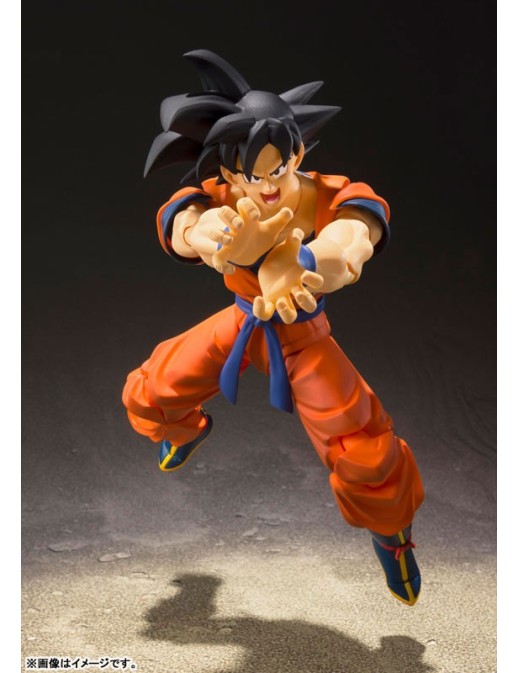 Bandai S.H. Figuarts Dragon Ball Z Son Goku Saiyan Grown On Earth Version