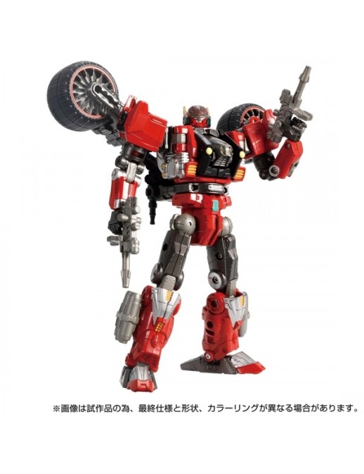 Takara Tomy Diaclone Reboot DA-59 Tryverse Tryrumbler Red Chaser