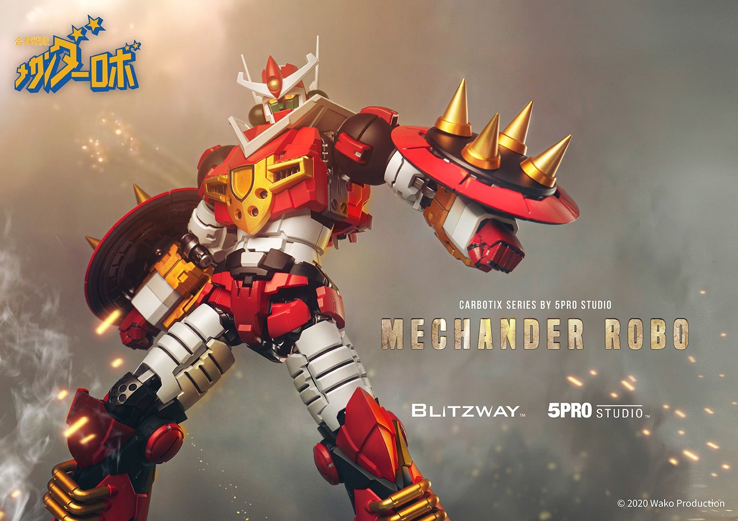 5PRO STUDIO BLITZWAY CARBOTIX HYBRID CARBON ACTION FIGURE SERIES CX-003 MECHANDER ROBOT