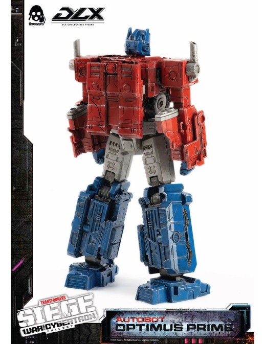 Threezero Transformers War For Cybertron Trilogy DLX Scale Collectible Figure Optimus Prime