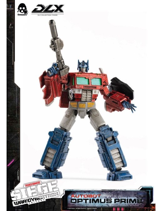 Threezero Transformers War For Cybertron Trilogy DLX Scale Collectible Figure Optimus Prime