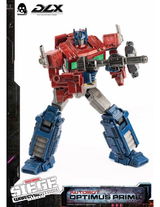 Threezero Transformers War For Cybertron Trilogy DLX Scale Collectible Figure Optimus Prime