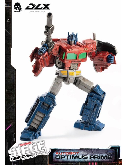 Threezero Transformers War For Cybertron Trilogy DLX Scale Collectible Figure Optimus Prime
