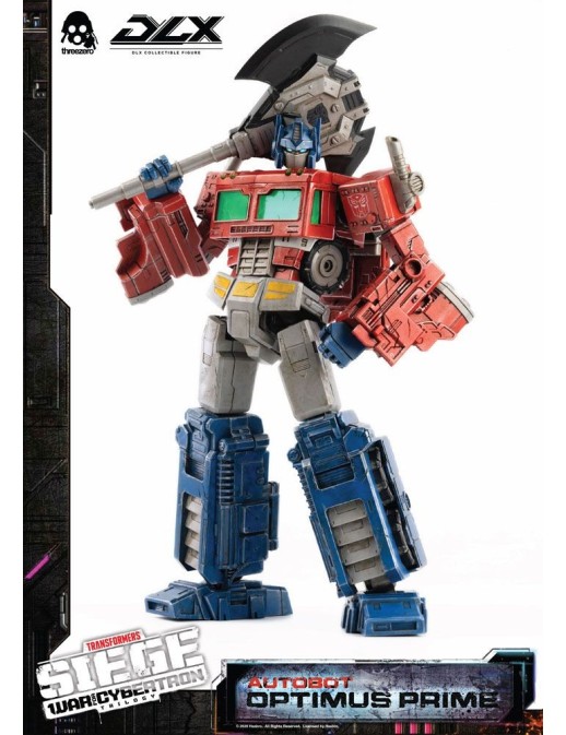 Threezero Transformers War For Cybertron Trilogy DLX Scale Collectible Figure Optimus Prime