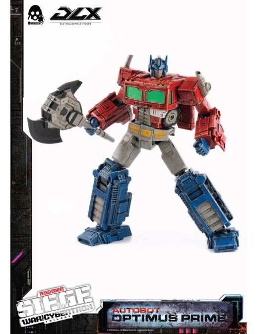 Threezero Transformers War For Cybertron Trilogy DLX Scale Collectible Figure Optimus Prime
