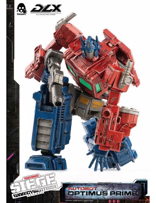 Threezero Transformers War For Cybertron Trilogy DLX Scale Collectible Figure Optimus Prime