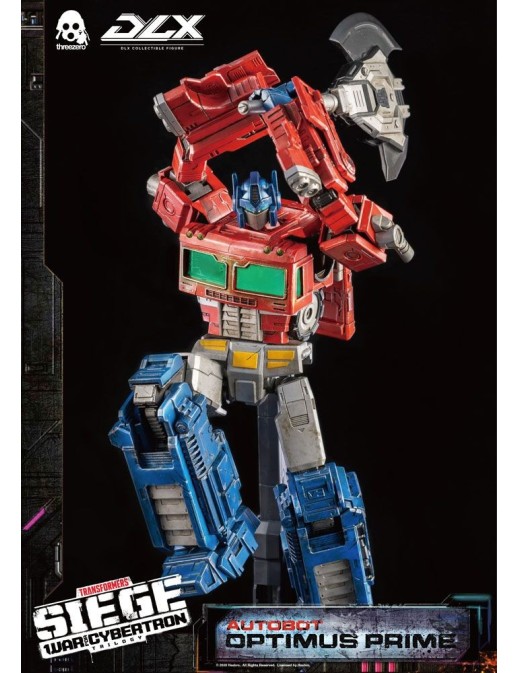 Threezero Transformers War For Cybertron Trilogy DLX Scale Collectible Figure Optimus Prime