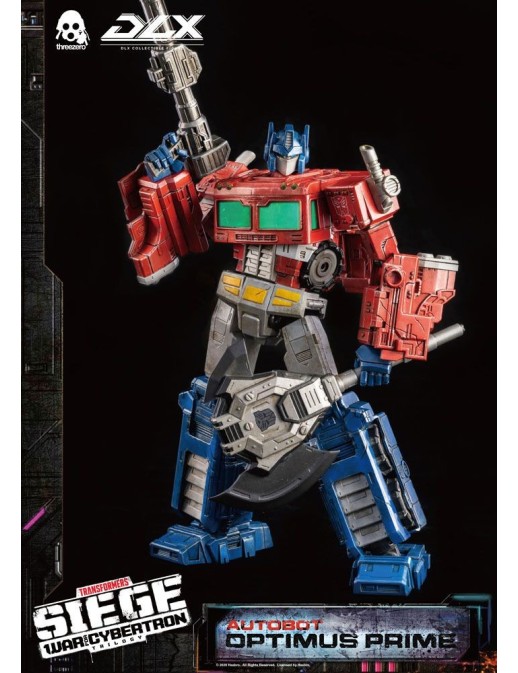 Threezero Transformers War For Cybertron Trilogy DLX Scale Collectible Figure Optimus Prime