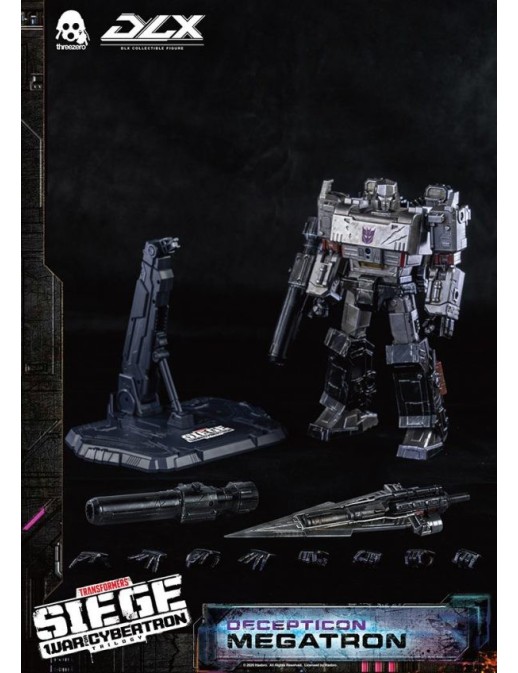 Threezero Transformers War For Cybertron Trilogy DLX Scale Collectible Figure Megatron