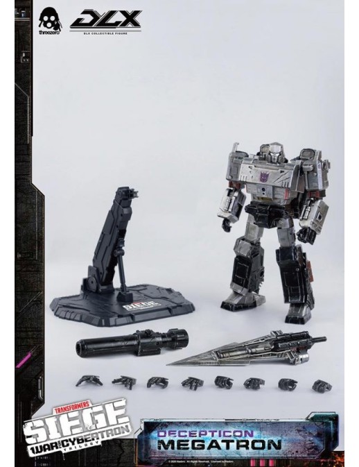 Threezero Transformers War For Cybertron Trilogy DLX Scale Collectible Figure Megatron