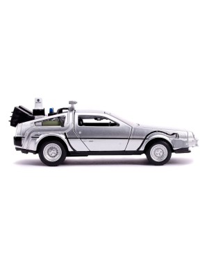 Jada Toys Diecast Model 1/32 Scale Back To The Future II DMC Delorean Time Machine