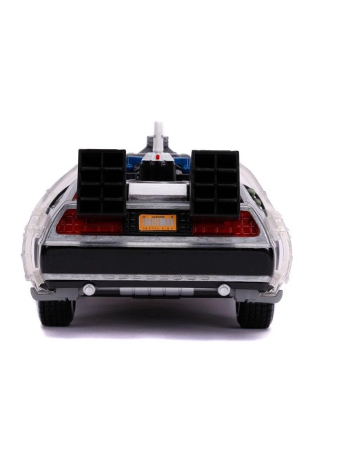 Jada Toys Diecast Model 1/24 Scale Back To The Future III DMC Delorean Time Machine