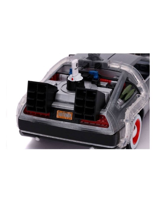 Jada Toys Diecast Model 1/24 Scale Back To The Future III DMC Delorean Time Machine