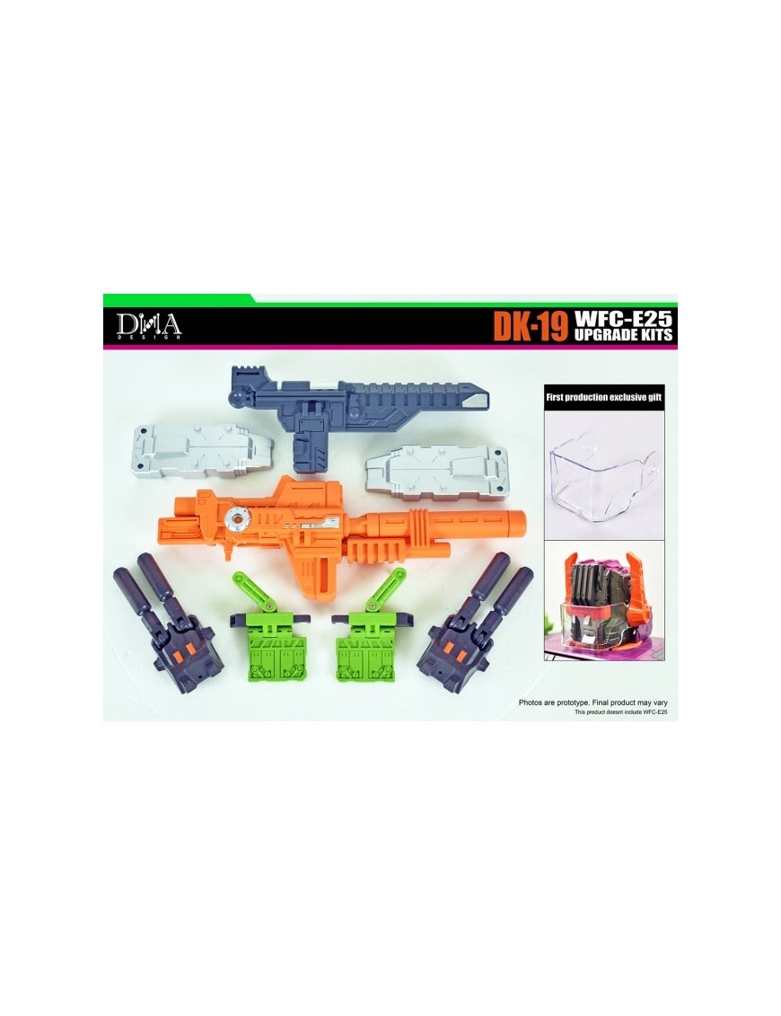DNA Design DK-19 Upgrade Kit for Transformers War for Cybertron WFC-E25 Earthrise Titan Scorponok