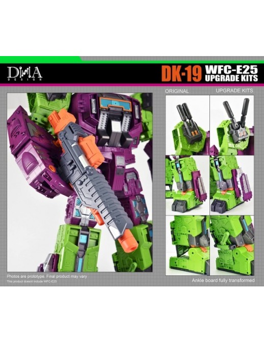 DNA Design DK-19 Upgrade Kit for Transformers War for Cybertron WFC-E25 Earthrise Titan Scorponok