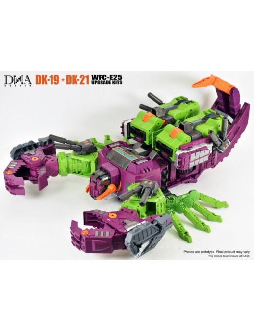 DNA Design DK-19 Upgrade Kit for Transformers War for Cybertron WFC-E25 Earthrise Titan Scorponok