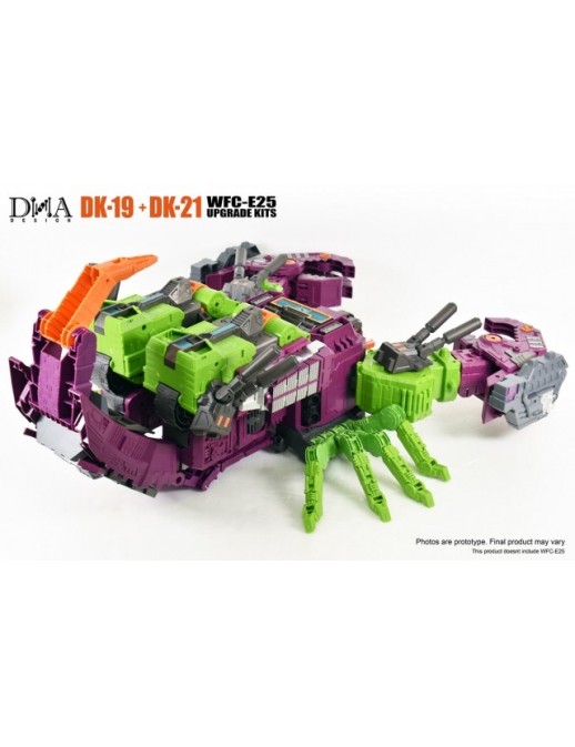 DNA Design DK-19 Upgrade Kit for Transformers War for Cybertron WFC-E25 Earthrise Titan Scorponok