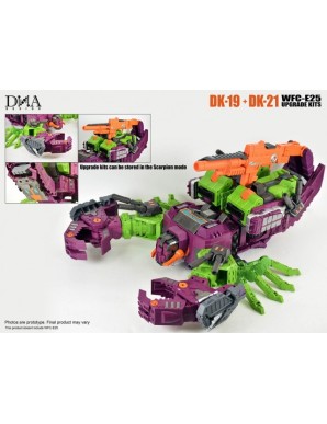 DNA Design DK-19 Upgrade Kit for Transformers War for Cybertron WFC-E25 Earthrise Titan Scorponok