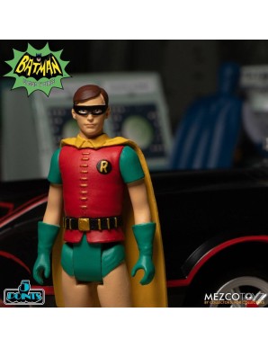 Mezco Batman 1966 5 Points Action Figures Deluxe Box Set