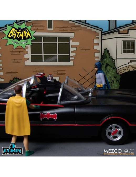 Mezco Batman 1966 5 Points Action Figures Deluxe Box Set