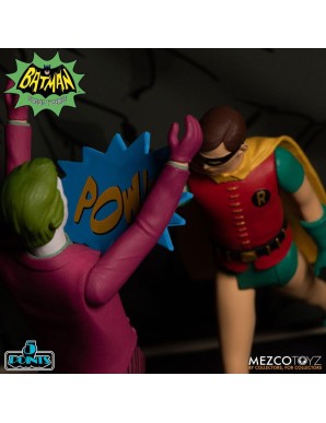 Mezco Batman 1966 5 Points Action Figures Deluxe Box Set