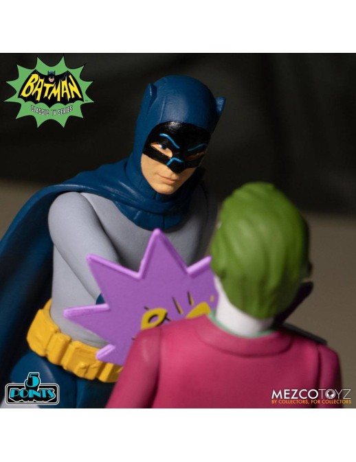 Mezco Batman 1966 5 Points Action Figures Deluxe Box Set