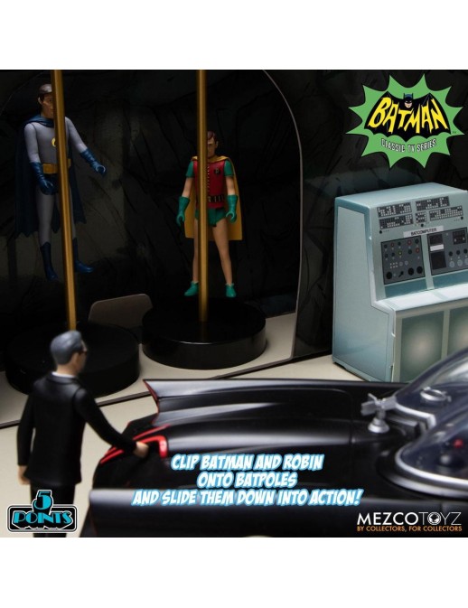 Mezco Batman 1966 5 Points Action Figures Deluxe Box Set
