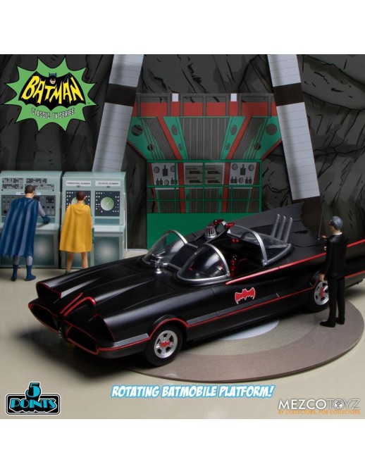 Mezco Batman 1966 5 Points Action Figures Deluxe Box Set