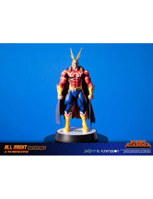 First 4 Figures My Hero Academia All Might Silver Age