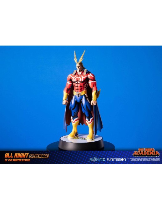 First 4 Figures My Hero Academia All Might Silver Age