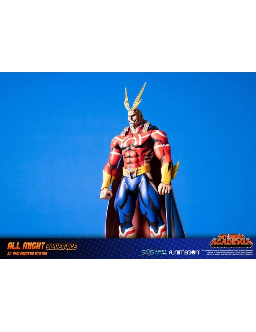 First 4 Figures My Hero Academia All Might Silver Age