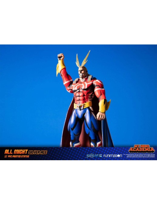 First 4 Figures My Hero Academia All Might Silver Age